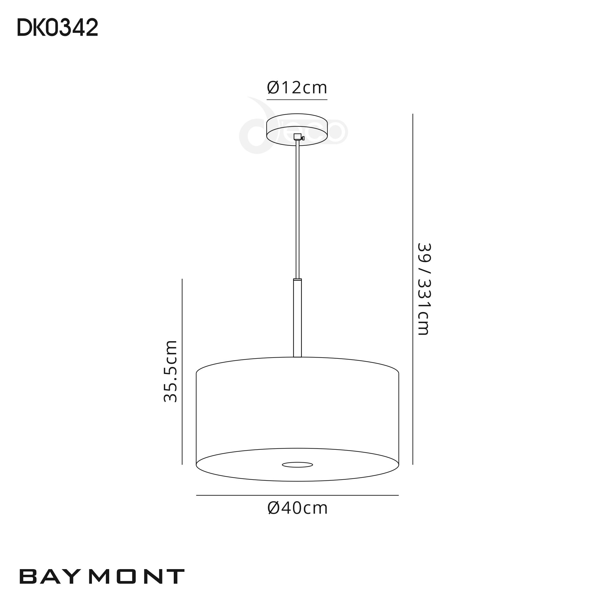 Baymont CH GR Ceiling Lights Deco Single Pendant Baymont CH GR Ceiling Lights Deco Single Pendant